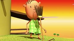 Nan Makes a Scarecrow Using Old Stuff - Episode 205